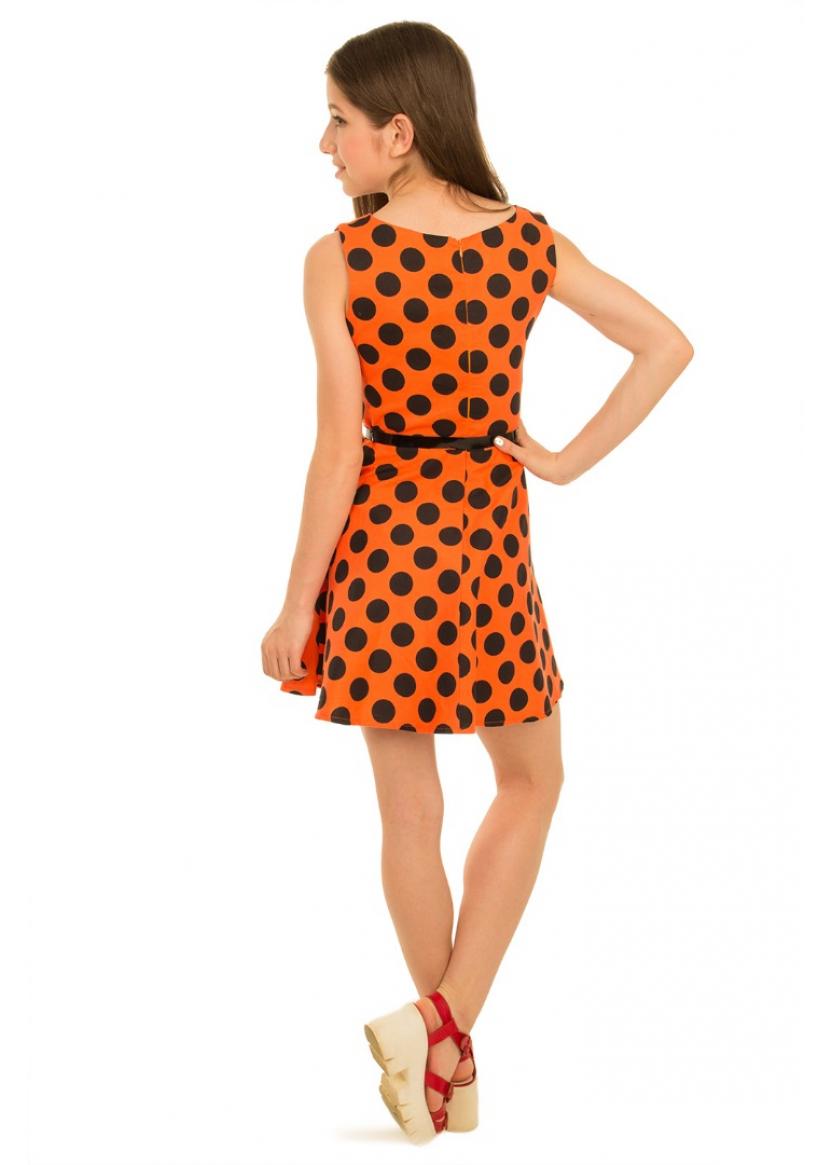 Платье Лика, оранжевый