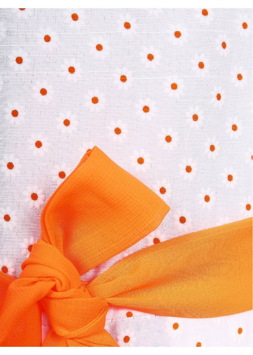 Платье Ромашка, оранжевый