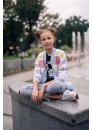 Кардиган Лея, белый Кардиган Лея, белый