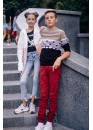 Кардиган Карлита, пудровый/серый Кардиган Карлита, пудровый/серый
