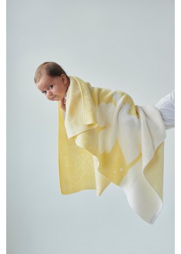 Плед Ангелочки, желтый