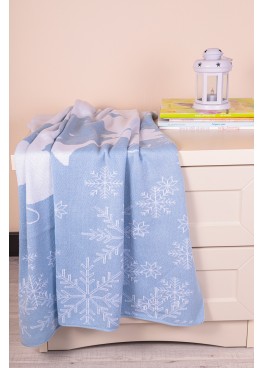 Плед Ангелочки, голубой